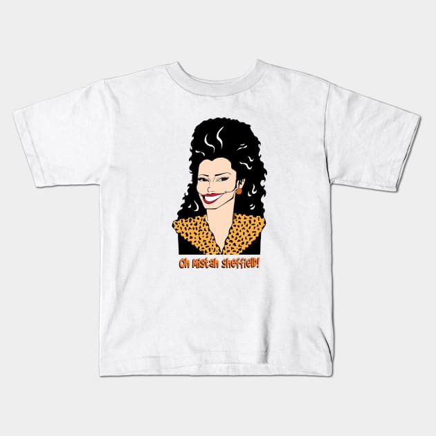 THAT'S HOW SHE BECAME THE NANNY - TV CHARACTER! Kids T-Shirt by cartoonistguy